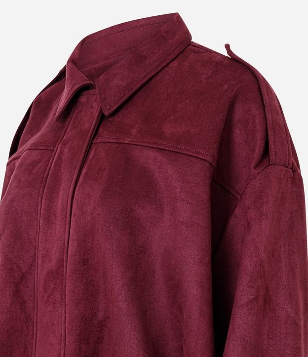 Campera Bomber Gamuza con Cuello Clásica 7