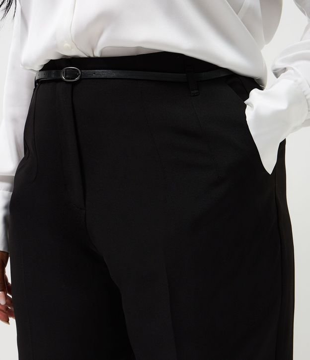 Pantalón carrot Sastre con Cinturón y Bolsillos Curve y Plus Size 3