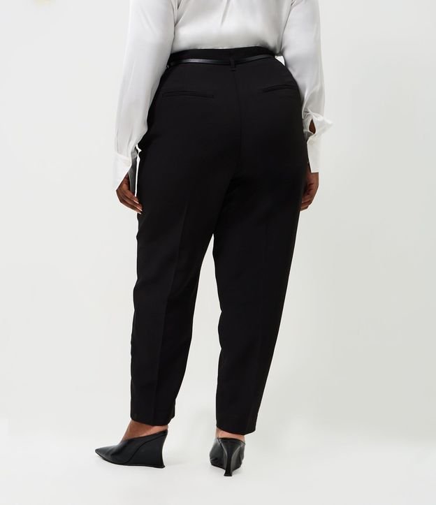 Pantalón carrot Sastre con Cinturón y Bolsillos Curve y Plus Size 4