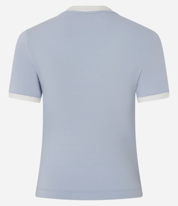 Blusa en Algodón con Contraste y Estampado Sportcore 6