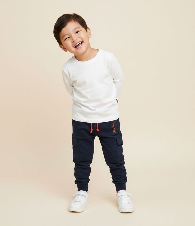 Pantalón Infantil con Bolsillo Cargo – Talle 1 a 5/6 años