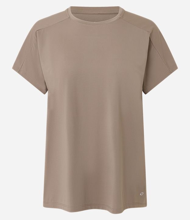 Remera Regular con Abertura en la Espalda