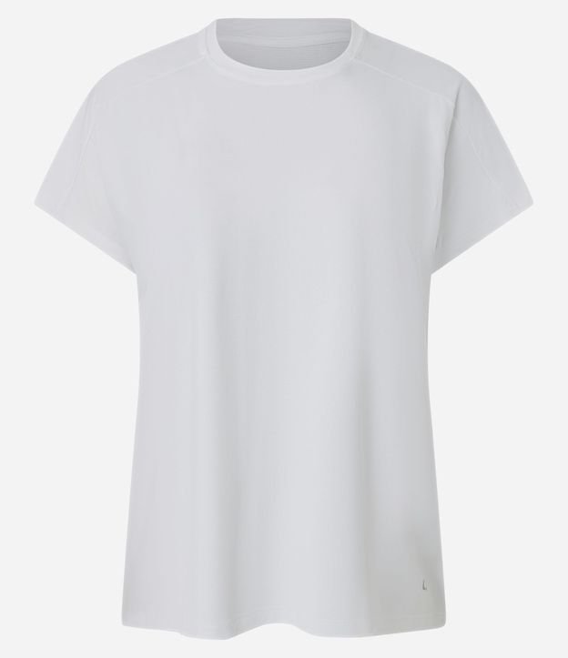 Remera Regular con Abertura en la Espalda