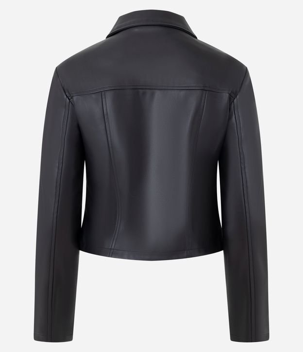Campera corta en PU con Cremallera Doble Carrito 6