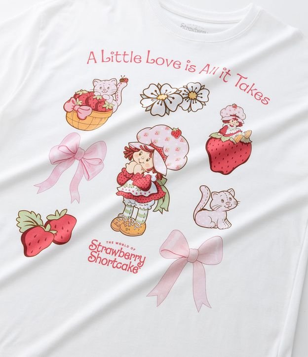 Remera Infantil con Estampado Frutilla Ícones – Talle 7 a 15/16 años 7