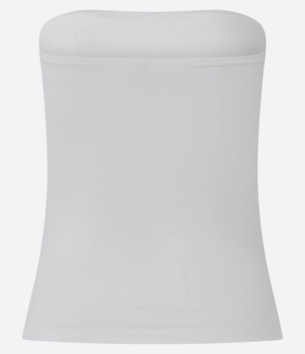 Blusa en Microfibra Sin Breteles con Fenda Lateral 11