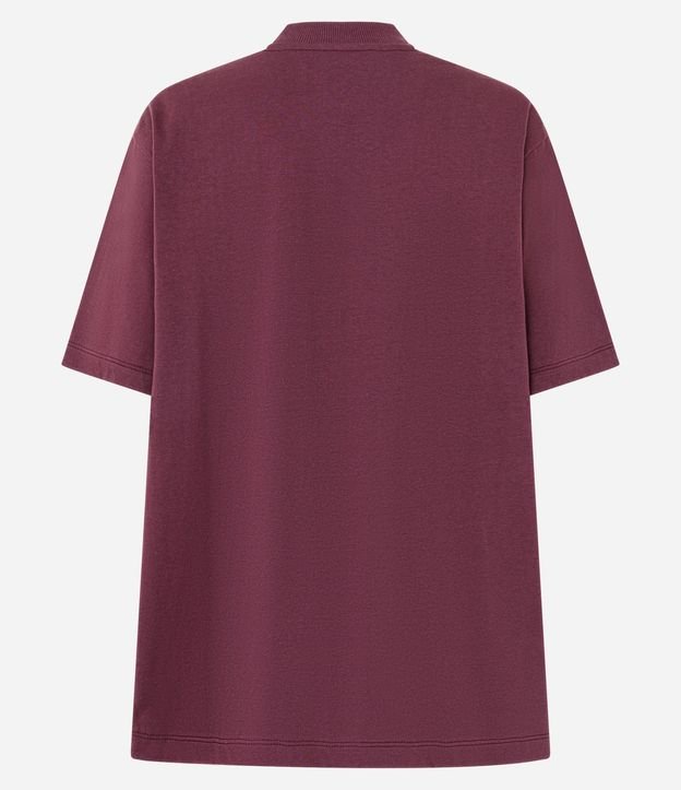 Remera Oversized en Algodón con Manga Corta 6