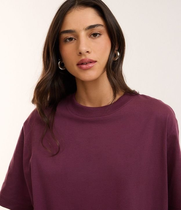 Remera Oversized en Algodón con Manga Corta 3