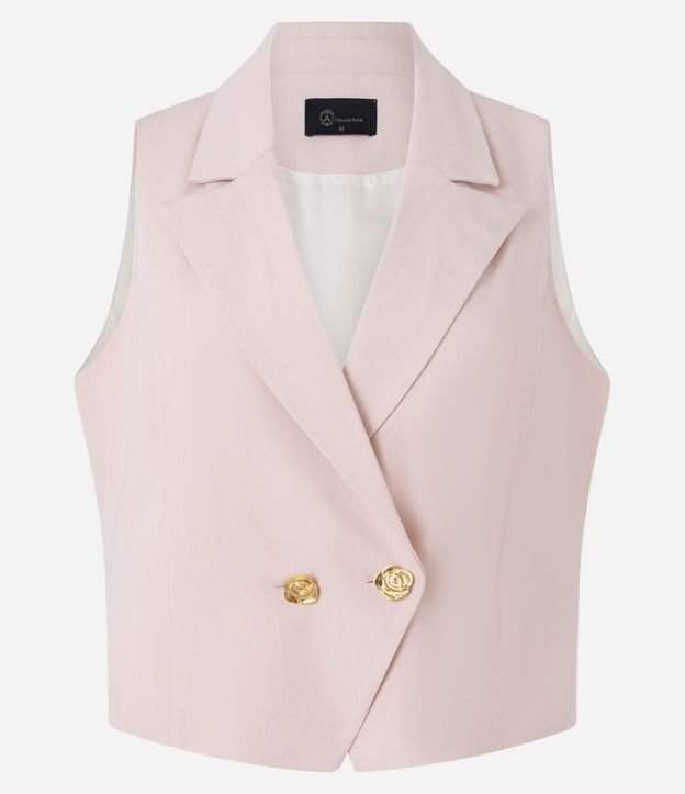 Chaleco Sastre con Cuello Blazer  com Rayas de Cera 7