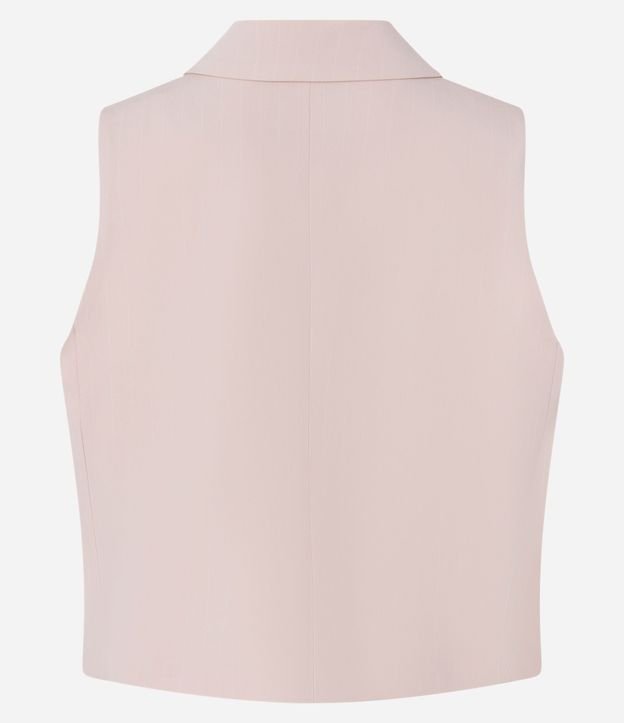 Chaleco Sastre con Cuello Blazer  com Rayas de Cera 8