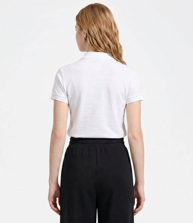 Blusa Polo en Piquet con Bordado de Lazo 3