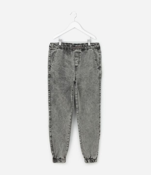 Pantalón Infantil Jogger en Jeans con Cintura Ajustable – Talle 5 a 14 años 2