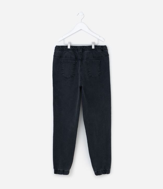 Pantalón Infantil Jogger en Jeans con Cintura Ajustable – Talle 5 a 14 años 3