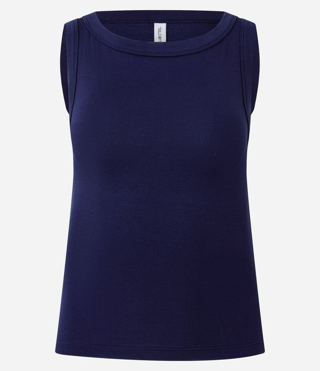 Blusa sin Manga con Escote Canoa 6