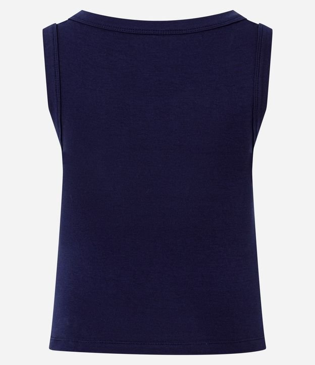 Blusa sin Manga con Escote Canoa 7