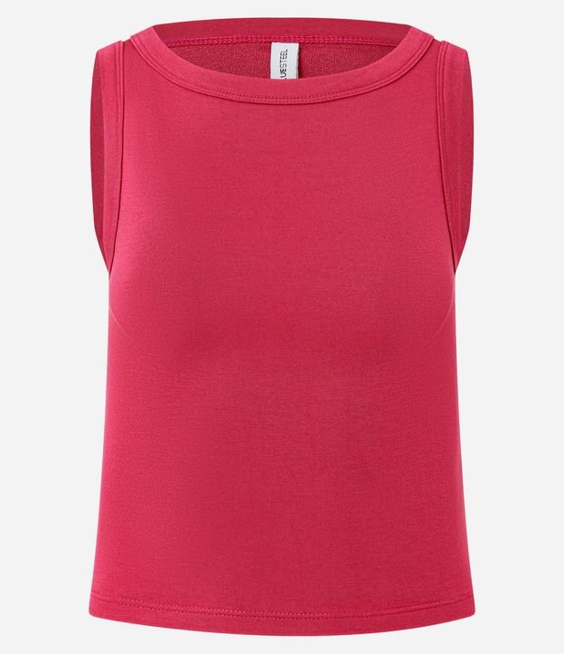 Blusa sin Manga con Escote Canoa