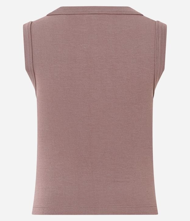 Blusa sin Manga con Escote Canoa 8