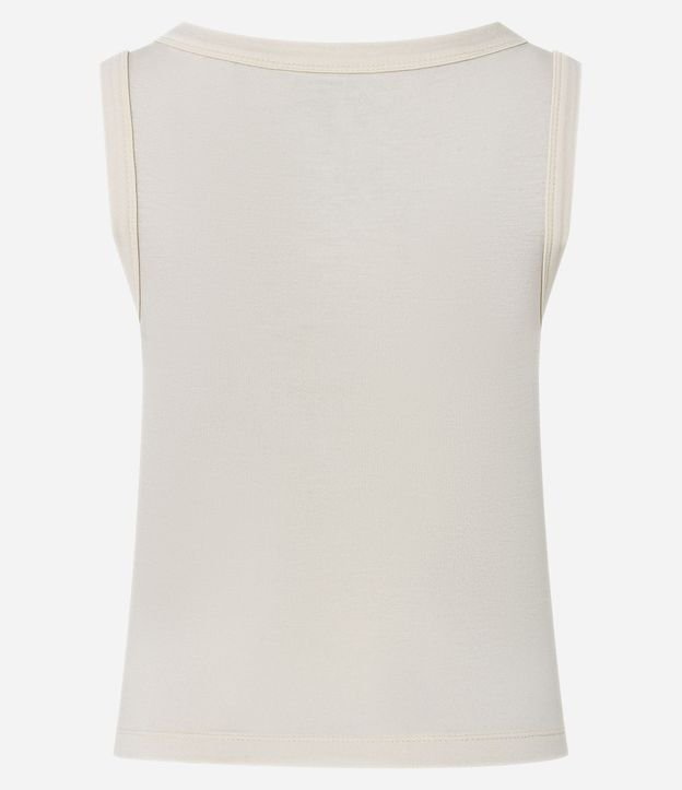 Blusa sin Manga con Escote Canoa 6