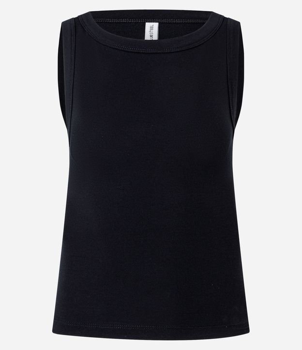 Blusa sin Manga con Escote Canoa 5