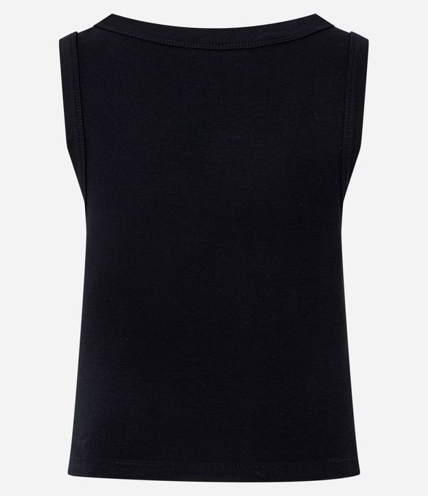 Blusa sin Manga con Escote Canoa 6