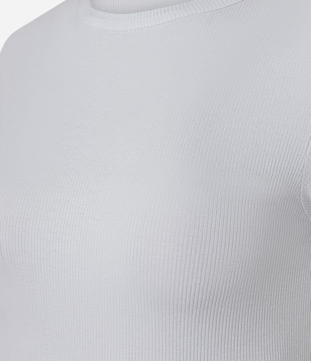 Blusa Manga Corta con Cuello Redondo 7