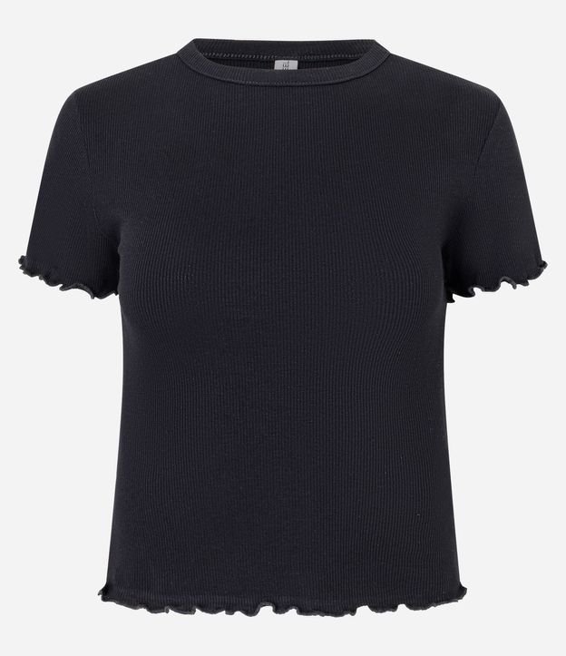 Blusa Manga Corta con Cuello Redondo 5