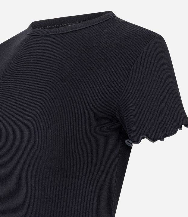 Blusa Manga Corta con Cuello Redondo 6