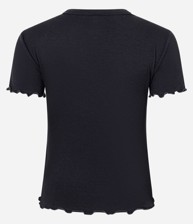 Blusa Manga Corta con Cuello Redondo 8