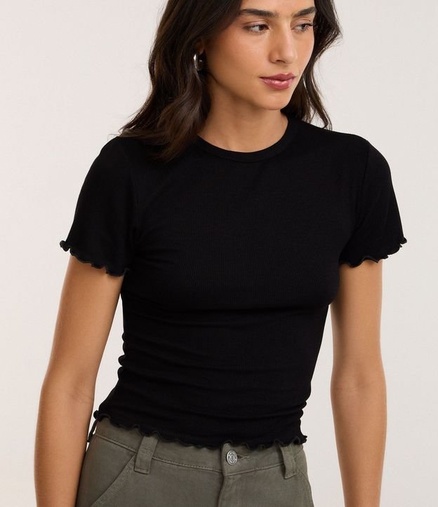 Blusa Manga Corta con Cuello Redondo 3