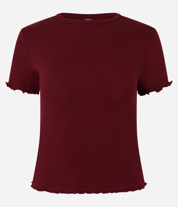 Blusa Manga Corta con Cuello Redondo 6