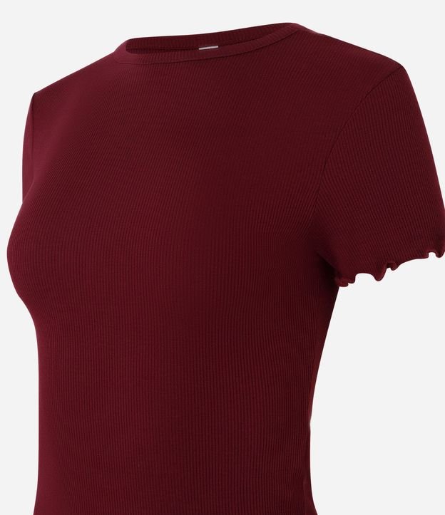 Blusa Manga Corta con Cuello Redondo 7