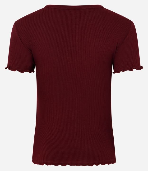 Blusa Manga Corta con Cuello Redondo 8