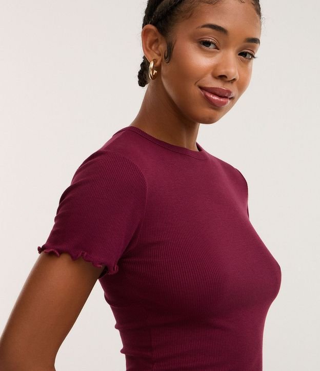 Blusa Manga Corta con Cuello Redondo 5