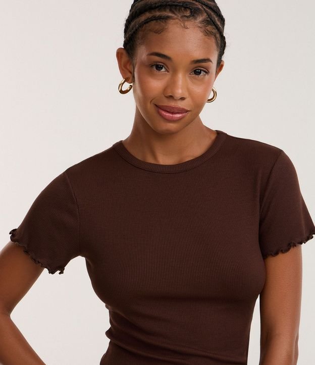 Blusa Manga Corta con Cuello Redondo 8