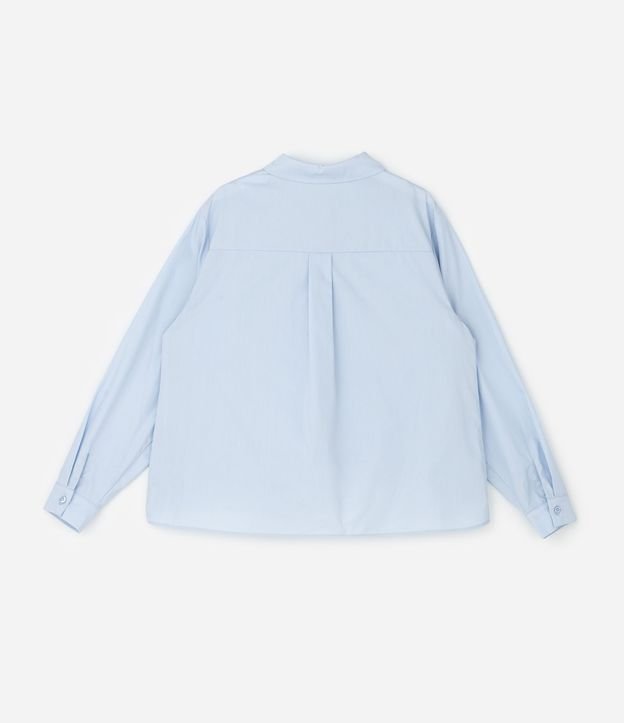 Camisa en Tricolina con Bolsillos Fake Curve & Plus Size 4