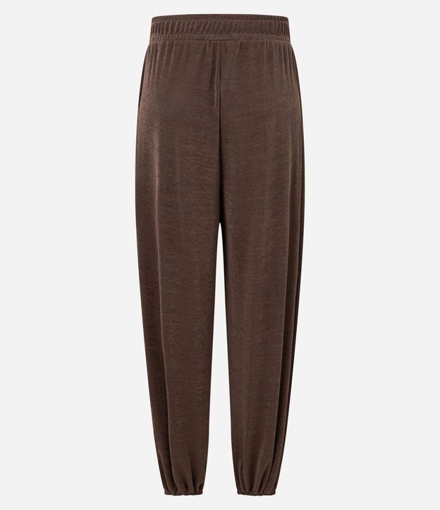 Pantalón Aladim con Leve Brillo y Cintura Ancha 7