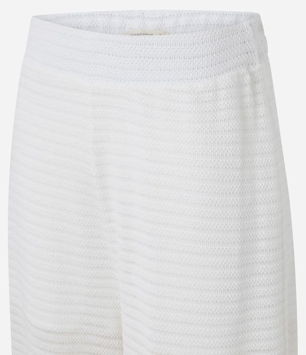 Pantalón Aladim Texturizada en Piquet con Cintura Elástica 6