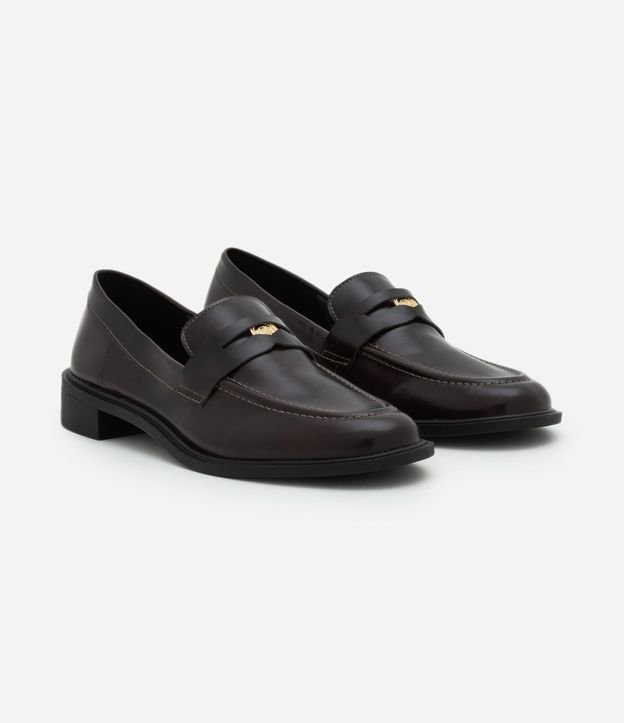 Mocasín de PU con Adorno de Moneda 2