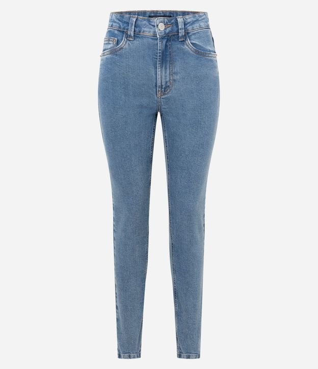 Pantalón Skinny en Jeans con Ruedo Plegado 5
