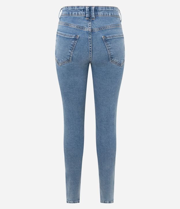 Pantalón Skinny en Jeans con Ruedo Plegado 6
