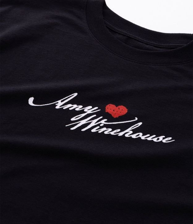 Remera Boxy con Estampado Amy Winehouse 13