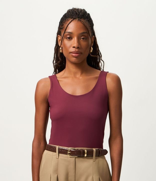 Blusa Musculosa en Poliamida con Escote U 2