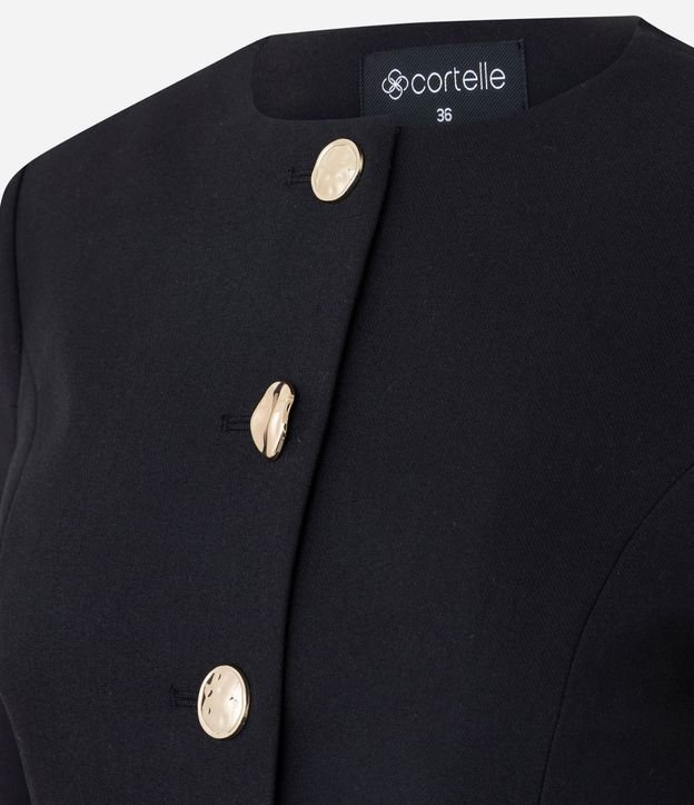Blazer de Sastrería Estructurada en Crepe 6