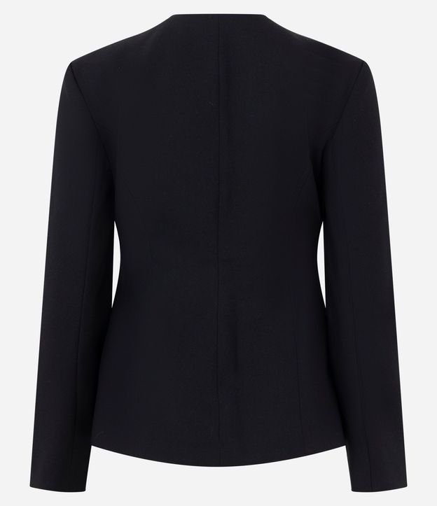 Blazer de Sastrería Estructurada en Crepe 7