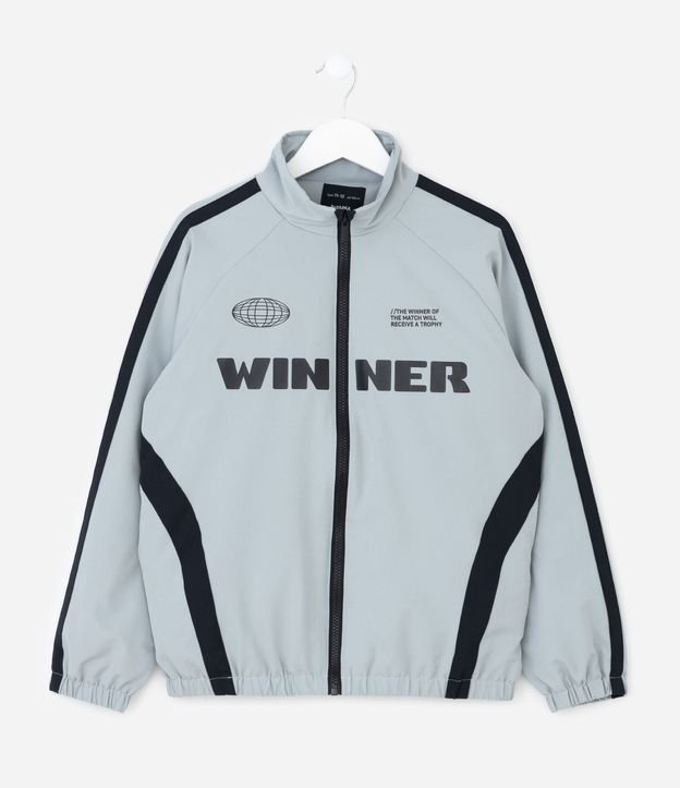 Campera Infantil Deportiva Rompe Viento con Recortes – Talle 5 a 14 años