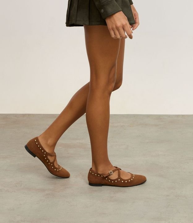 Zapatilla Boho en Algodón con Tachuelas Metálicas 8