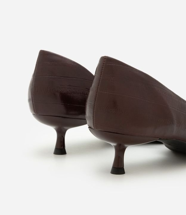 Zapato Tacones en PU con Punta Fina y Salto Mediano 5