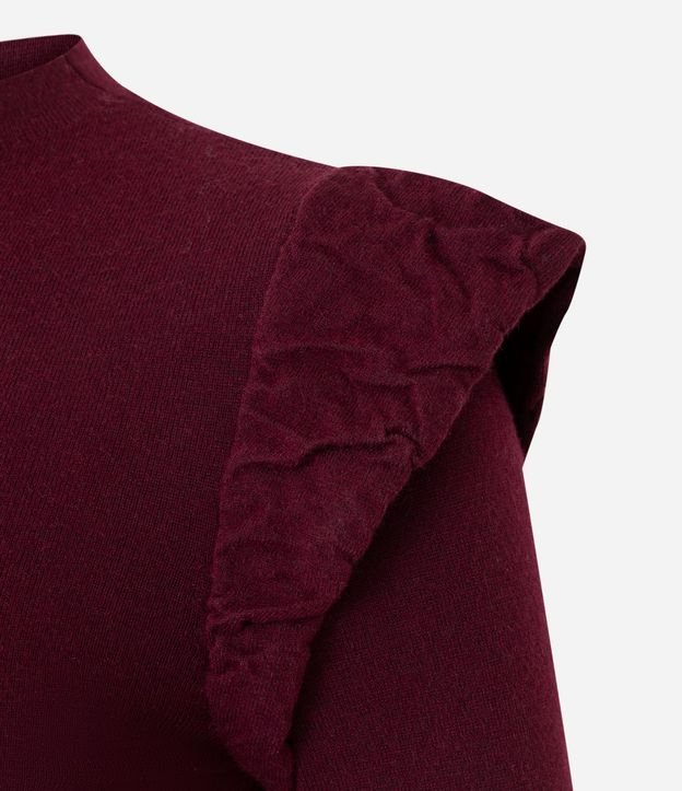 Blusa Regular en Punto con Detalle en el Hombro 7