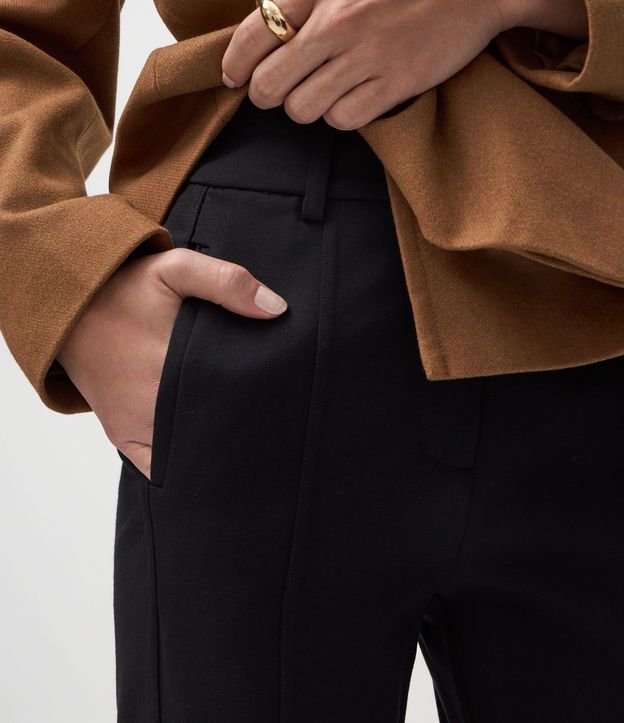 Pantalón Monteria Skinny con Pliegues Delanteros 4