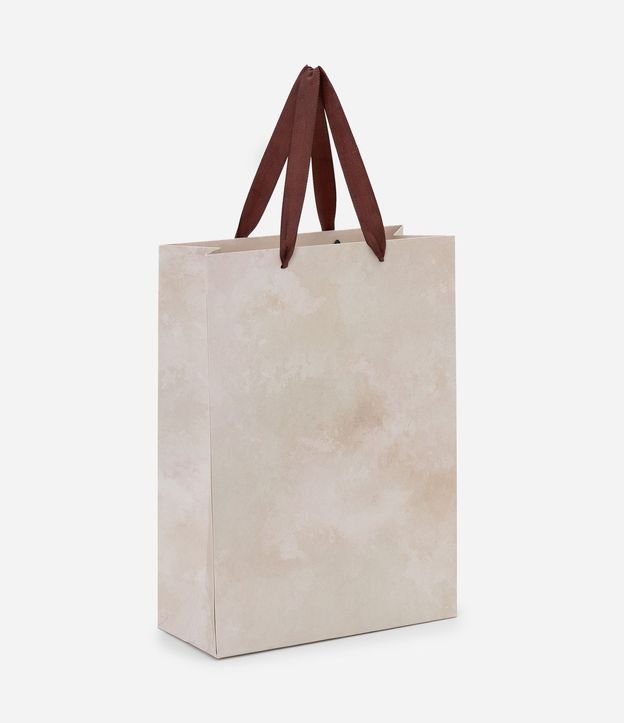 Bolsa de Regalo Pequeña con Asa Doble Contrastante